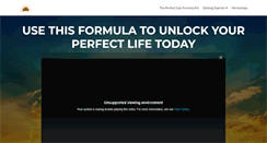Desktop Screenshot of perfectdayformula.com